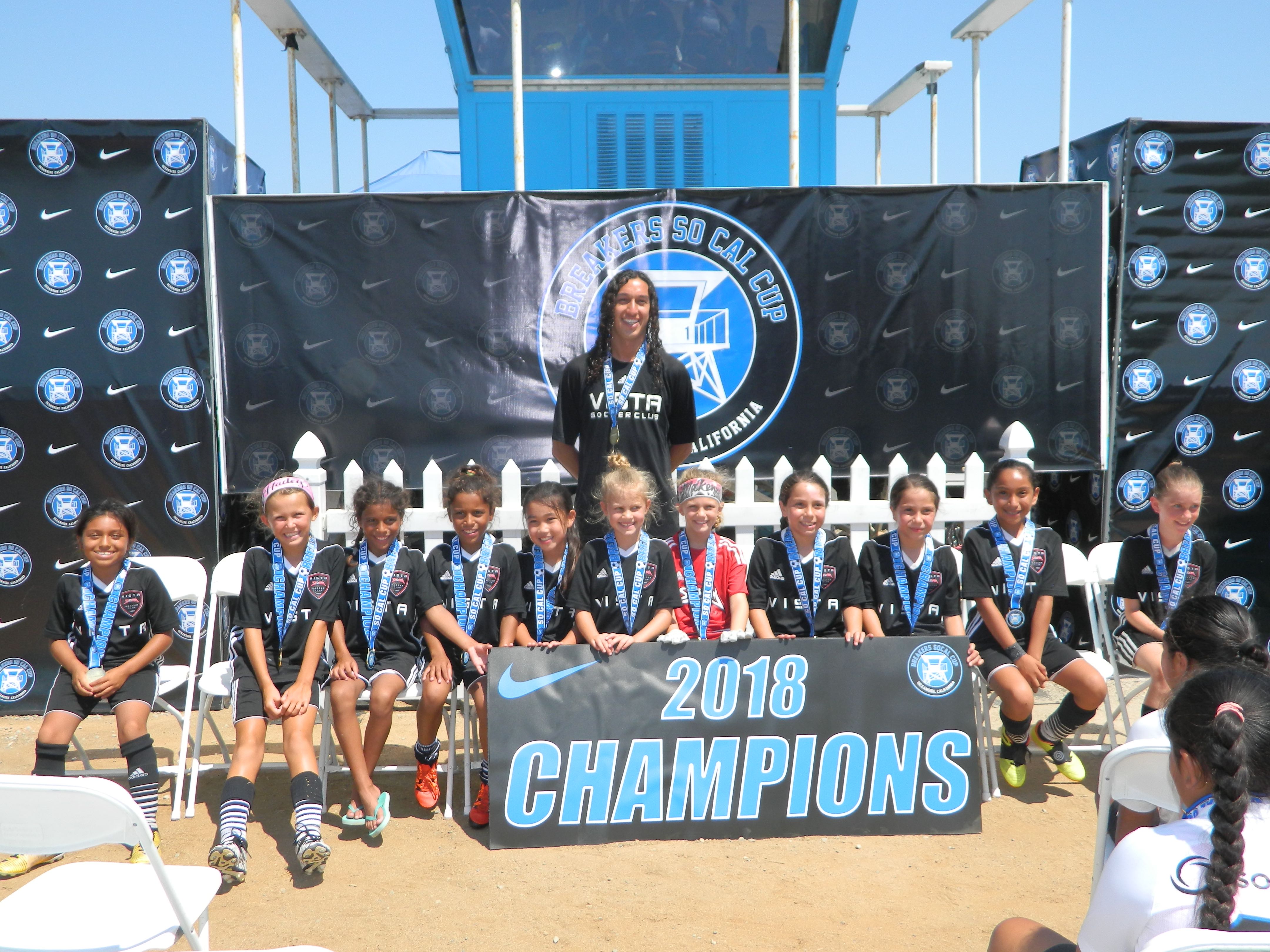 2009 Girls Win SoCal Cup