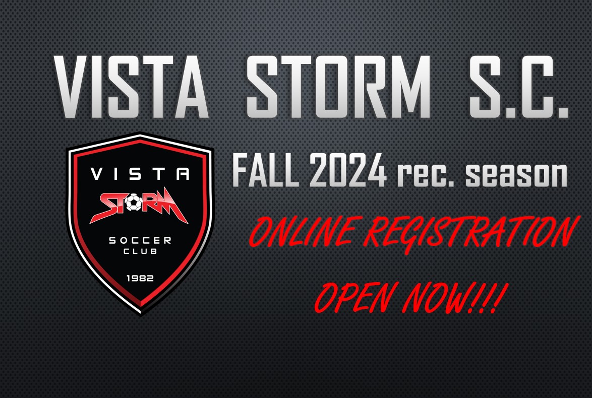 Vista Storm S.C. 2024 Fall Rec Registration